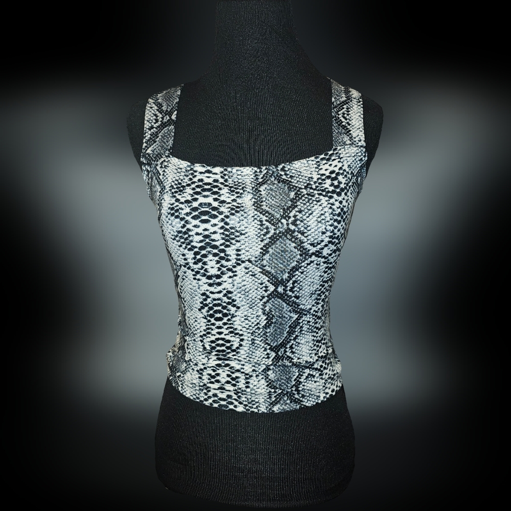 Snakeskin Print Tank